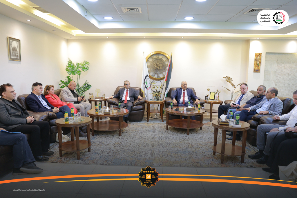 Palestine Polytechnic University (PPU) - جامعة بوليتكنك فلسطين تبحث مع سلطة جودة البيئة و«Enabel» واتحاد الحجر والرخام توظيف البحث العلمي في دعم الاستدامة البيئية للقطاع