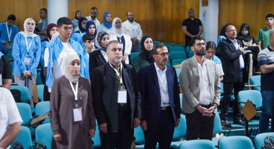 Palestine Polytechnic University (PPU) - عميد كلية الفنون والتصميم بجامعة بوليتكنك فلسطين يشارك في أولمبياد PalSTEM ويؤكد دور الذكاء الاصطناعي في تعليم المستقبل