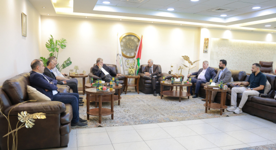 Palestine Polytechnic University (PPU) - جامعة بوليتكنك فلسطين تستقبل الأمين العام للإتحاد العام لنقابات عمال فلسطين
